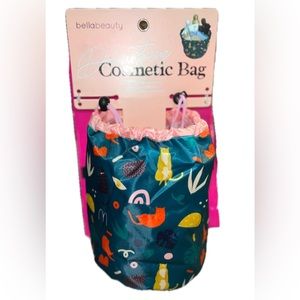 NWT Bella Beauty Drawstring Cosmetic Bag
